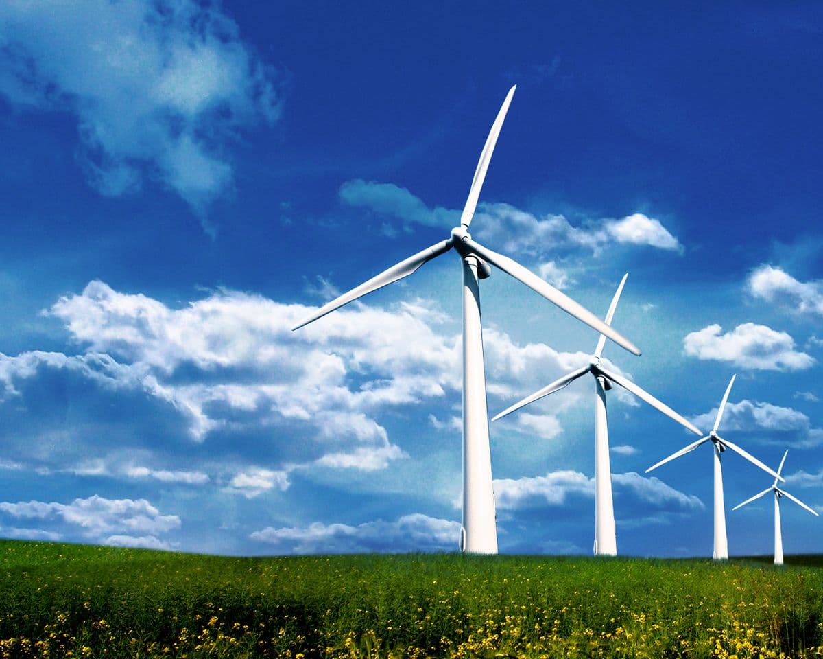 Wind turbines across a Big Bull Energies generation site